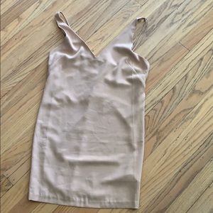 Tan mini dress